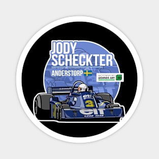 Jody Scheckter 1976 Anderstorp Magnet